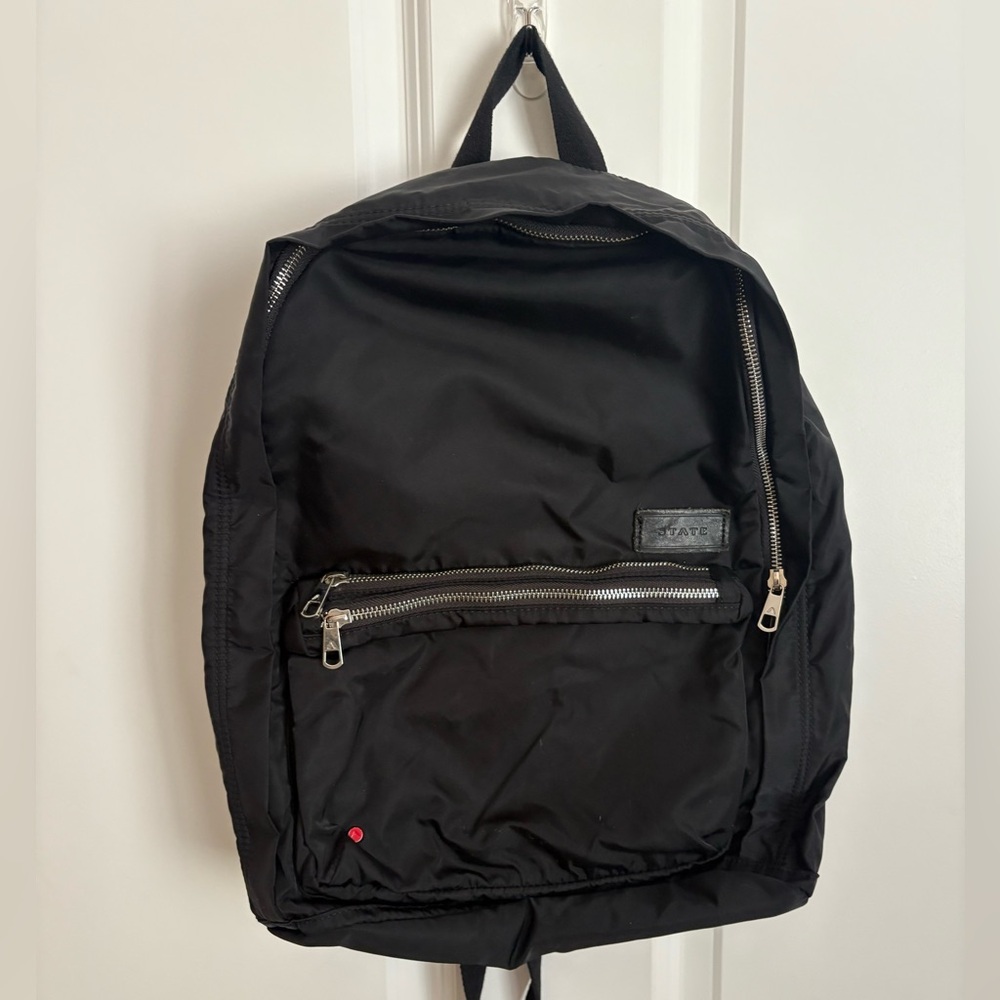 STATE Black unisex Backpack